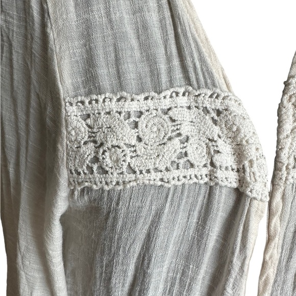 Women’s Swim Crocheted Open Front Cover Up Size S/M - Picture 6 of 17